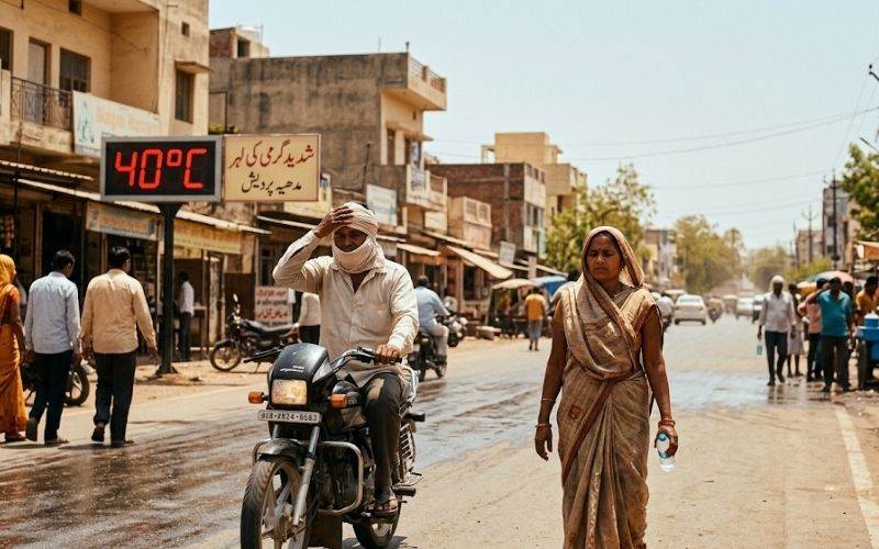 مدھیہ پردیش میں شدید گرمی کی لہر برقرار، درجہ حرارت 40 ڈگری سے تجاوز